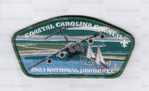 Patch Scan of 2023 National Jamboree Coastal Carolina Council CSP Set