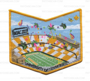 Patch Scan of Caddo Lodge- NOAC 2022- Bottom Piece (Orange) 