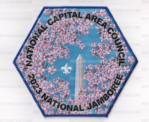 Patch Scan of 2023 National Jamboree Center Patch