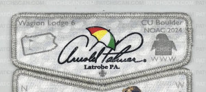 Patch Scan of Wagion Lodge NOAC Arnold Palmer Flap and Pocket Set