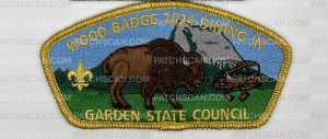 Patch Scan of Garden State Council Woodbadge 