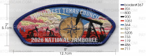 Patch Scan of NTC OIL FIELD 2026 NATIONAL JAMBOREE CSP COLOR