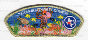 Patch Scan of TSWC Camp Sol Mayer 2024 Camp Staff CSP (Gold)