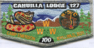 Patch Scan of Cahuilla Lodge 127 - Pocket flap