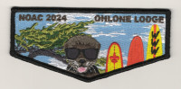 Ohlone Lodge NOAC 2024 standing otter flap Pacific Skyline Council #31
