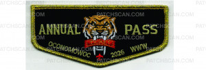 Patch Scan of Annual Pass 2026 Flap (PO 103432)
