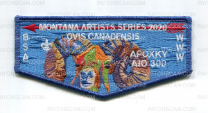 Patch Scan of Montana Artist Series 2020 flap Apoxky Aio