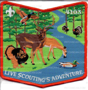 Patch Scan of Choctaw Area Council Ashwanchi Kinta 193 National Jamboree 2017