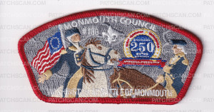 Patch Scan of Monmouth Council 250th Celebration CSP