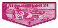 SRAC Pink Ribbon Flap Suwannee River Area Council #664