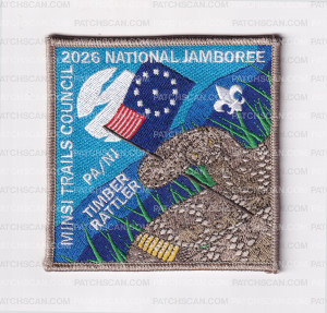 Patch Scan of Minsi Trails Council Jamboree Set
