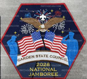 Patch Scan of Garden State Council Jamboree Set