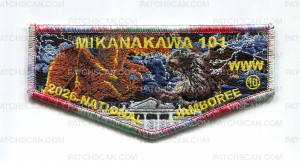 Patch Scan of Mikanakawa Lodge Jamboree (Flap/Owl and Dragon)