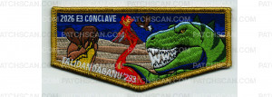 Patch Scan of 2026 E3 Conclave Flap (PO 103622)