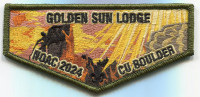 CORNHUSKER COUNCIL NOAC 2024 (Green Flap/Sun) Cornhusker Council #324