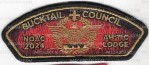 Patch Scan of Bucktail Council NOAC 2024 Legio CSP