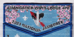 Patch Scan of 2023 National Jamboree Center Patch