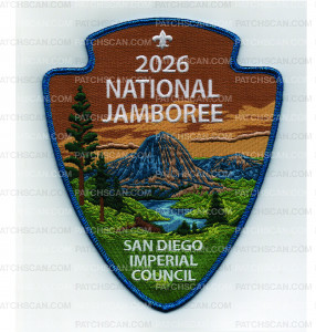 Patch Scan of 2026 National Jamboree Back Patch (PO 103168)