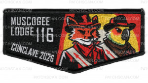 Patch Scan of Muscogee Lodge 2026 Cornerstone Conclave Flap