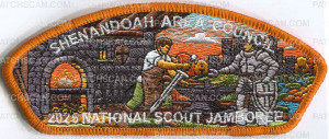 Patch Scan of SAC NATIONAL JAMBOREE 2026 JSP KNIGHTS
