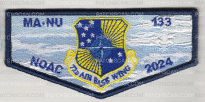 Patch Scan of Ma-Nu 133 NOAC 2024 72d Wing flap