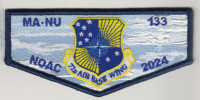 Ma-Nu 133 NOAC 2024 72d Wing flap Last Frontier Council #480