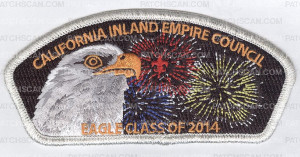 Patch Scan of California Inland Empire Eagle Scout Class of 2014