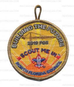 Patch Scan of North Florida Council - Building the Future (round)