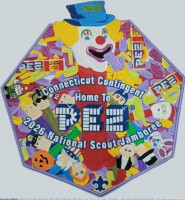 475268- Pez Jamboree Back patch  Connecticut Yankee Council #72