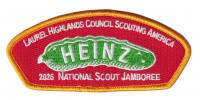 Laurel Highlands Council 2026 Jamboree Set (Heinz) Orange Laurel Highlands Cncl #527
