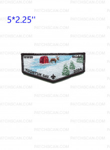 Patch Scan of Toontuk Lodge NOAC 2024 Ice Fishing (Flap)