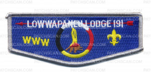 Patch Scan of Lowwapaneu Lodge 191 WWW Flap