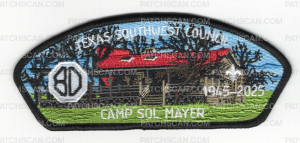 Patch Scan of Texas Southwest Council 80th Anniversary 2025(CSP)