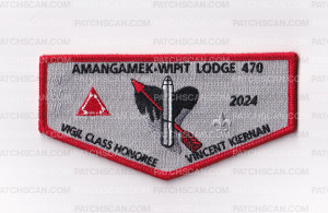 Patch Scan of Amangamek-Wipit Lodge 470 Flap