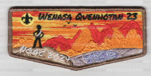 Patch Scan of Wenasa Quenhotan Lodge NOAC 2024 Mountain Flap