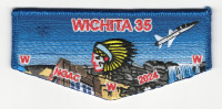 Wichita 35 NOAC 2024 flap blue met border Northwest Texas Council #587