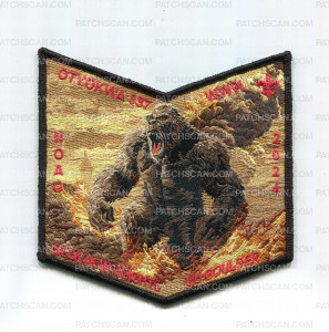 Patch Scan of Chippewa Valley 2024 NOAC Pocket Piece (gorilla)