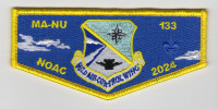 Ma-Nu 133 NOAC 133 552d Wing flap Last Frontier Council #480