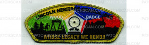 Patch Scan of Wood Badge CSP (PO 101796)