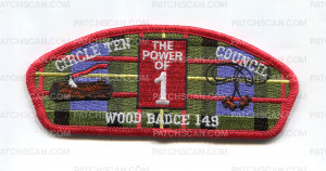 Patch Scan of Circle Ten Council Wood Badge 14