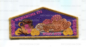 Patch Scan of RGC WEWANOMA Lodge NOAC 2024 - Bottom Flap (Metallic)