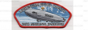 Patch Scan of 2023 National Jamboree CSP USS Shenandoah (PO 100805)