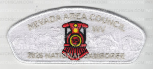 Patch Scan of Nevada Area Council 2026 National Jamboree CSP