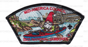 Patch Scan of Mid-America Council 2026 NJ JSP gnome paddling in Omaha