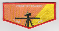 Wahunsenakah 333 NOAC 2024 flap red border Colonial Virginia Council #595