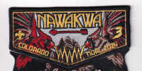 NAWAKWA LODGE NOAC 2024 FLAP & POCKET SET Heart of Virginia Council #602