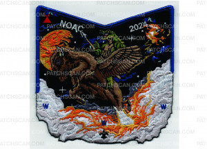 Patch Scan of NOAC 2024 Fundraiser Pocket Patch (PO 101754)