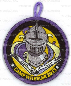 Patch Scan of X168404B CAMP WHEELER 2013 (purple border)