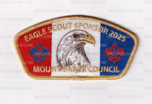 Patch Scan of Mount Baker Council Eagle Sponsor