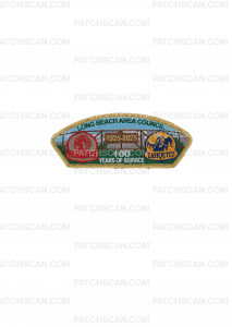 Patch Scan of Long Beach Area Council Tahquitz 100 Years of Service CSP